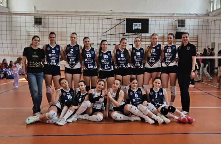 Cadetele de la CSM Constanța s-au calificat la turneul final la Campionatului Național de volei