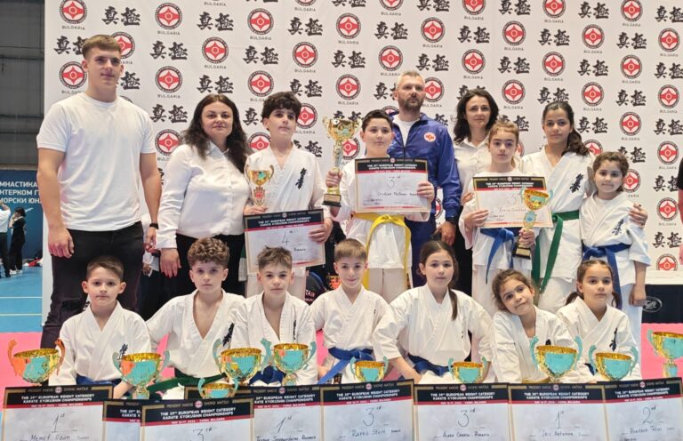 Sportivii de la Oyama Constanța au cucerit 12 medalii la Europenele de Karate Kyokushin