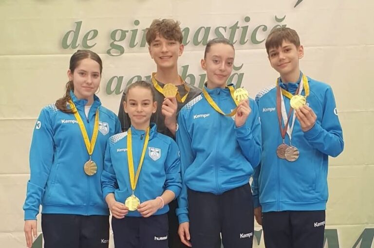 Sportivii de la CSM Constanța, în top la Cupa Aerogym la gimnastică aerobică