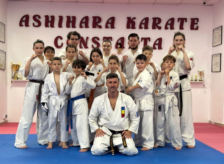 Examen în capitală pentru sportivii de la CSO Ovidiu și Ashihara Karate Constanța