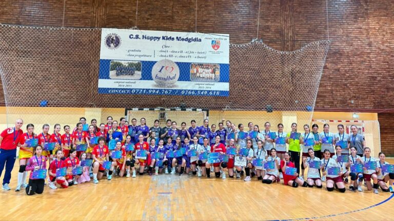 Două zile pline de spectacol și emoții la prima ediție a „Medgidia Handball Cup”